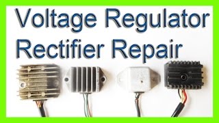 how to repair a voltage rectifier regulator charging system [upl. by Laenaj]