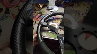 Hand sewing steering wheel cover [upl. by Aihseyk753]