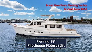 2024 Fleming 58 BRAND NEW FROM FLEMING YACHTS  Now in Seattle WA [upl. by Karolina53]