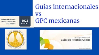 EPOC diferencias de la GOLD 2023 y la GPC mexicana [upl. by Haisa]