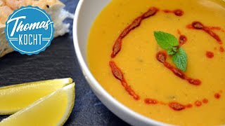 Türkische Linsensuppe  Mercimek Corbasi  Thomas kocht [upl. by O'Neill]