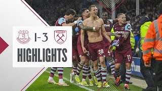 Everton 13 West Ham  Souček amp Álvarez Hit Stoppage Time Beauties  Premier League Highlights [upl. by Aohsoj]