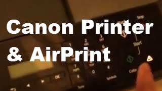 Canon Pixma Update Printer Firmware for AirPrint [upl. by Aneeras]