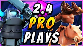 24 ELIXIR NEVER BEFORE SEEN HOG CYCLE DECK — Clash Royale [upl. by Tada]