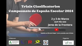 Mesas 3 y 4  Trials Clasificatorio Campeonato de España Escolar Sábado mañana [upl. by Meunier]