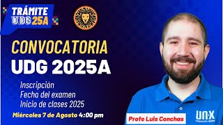 CONVOCATORIA Oficial de Trámites UDG 2025A  Ingresa en Enero 2025 [upl. by Nilesoy]