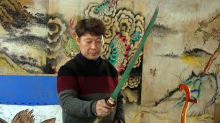 Process of Forging a Powerful Steel Sword Amazing Korean Swordsmith [upl. by Crescantia]