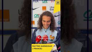 France 20 Belgique  Matteo Guendouzi parle d’une réaction positive de ses coéquipiers [upl. by Ramin457]