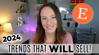 What To Sell On Etsy In 2024 realistic  Trends that GUARANTEE Shop Sales [upl. by Drislane327]