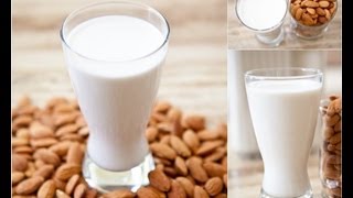 How I Make Raw Almond Milk At Home [upl. by Fenny498]