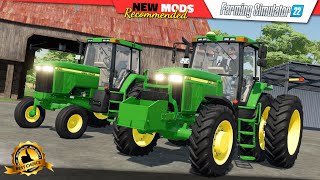 FS22  John Deere 7810 Row Crop North America  Farming Simulator 22 New Mods Review 2K 60Hz [upl. by Elohcin]