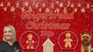 GINGERBREAD CHRISTMAS DIYsJUST OUR IMAGINATION CHALLENGE [upl. by Hsac831]