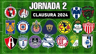 ✅️JORNADA 2 LIGA MX 2024 🇲🇽🇲🇽 [upl. by Ethel961]