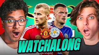 MAN UNITED 52 LEICESTER CITY EFL CUP 2425 WATCHALONG [upl. by Elnar97]