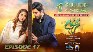 Mehroom Episode 17  Eng Sub  Hina Altaf  Junaid Khan  29th April 2024  Har Pal Geo [upl. by Avirt]