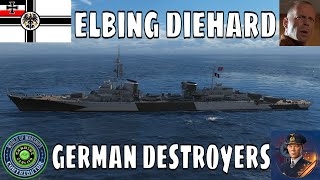 German Destroyers Elbing World of Warships Wows DD Replay Highlights [upl. by Noled210]