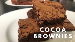 Best Fudgy Cocoa Brownies  Simple Dessert Recipe [upl. by Attah]