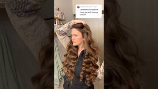 Tutorial Heatless Overnight Curls longhair beautifulcurls beauty hairhack hairstylehaircare [upl. by Notlehs]