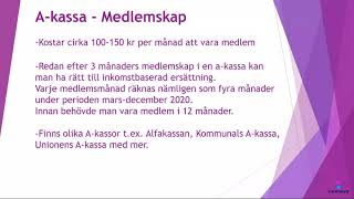 Info om A kassa [upl. by Drarig]