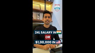 24L Salary in India or 100000 in USA  Kirtan Shah CFP [upl. by Aurilia]