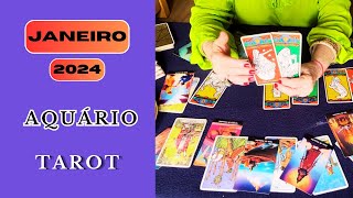 AQUÁRIO  TAROT  JANEIRO 2024  AS PORTAS SE ABREM BEMVINDO 2024 [upl. by Tiphanie]