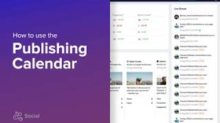 Publishing Calendar  Zoho Social [upl. by Akinek]