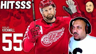 FIRST TIME REACTING TO  quotKronwalledquot  Niklas Kronwall Hits Compliation [upl. by Shuma]