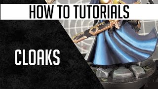 How to paint cloaks on miniatures Miniatures Den Tutorial [upl. by Geraint]