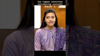 Ias topper srishti deshmukh interviewupsciasips [upl. by Sucramed382]