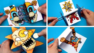 VIRAL amp COOL FNAF SECURITY BREACH ARTS amp PAPER CRAFTS [upl. by Yehus]