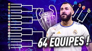 Je crée une LIGUE DES CHAMPIONS à 64 ÉQUIPES sur FIFA 22 [upl. by Maguire]