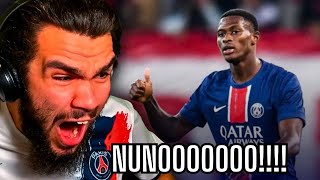 PSG 11 OGC Nice • Ligue 1 GOAL REACTIONS [upl. by Bullard]