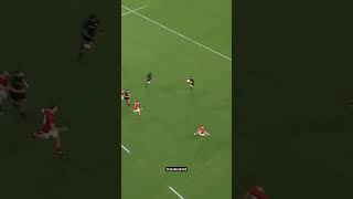 The AllBlacks can strike from anywhere on the field 💥 rugby worldrugby sports worldcup footy [upl. by Ehlke]