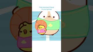 That Shortest Friend In Your Group molang cartoonforkids shorts shortsfeed [upl. by Notanhoj713]