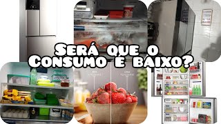 GELADEIRA ELECTROLUX IM8S 1 MÊS DE USO CONSUMO BAIXO DE ENERGIA MAIS ORGANIZAÇÃO COM TUPPERWARE [upl. by Porter]