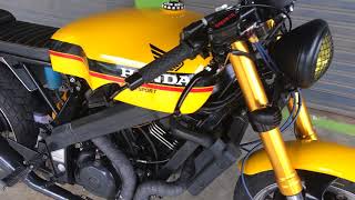 Honda Bros 400 Custom Cafe Racer Present By Eng Customs Project [upl. by Graybill809]