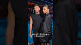 Pierre Gasly and kika francisca Gomes at the LouboutinWorld show yesterday in Paris France [upl. by Ennad]