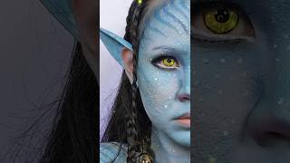 Avatar Makeup on textured skin💙✨shorts texturedskin makeup [upl. by Fedirko362]