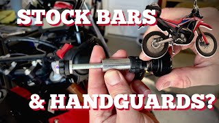 Remove the CRF300L Handlebar Inserts  Simplest Method  No Special Tools [upl. by Uokes]