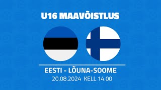 Noormeeste U16 maavõistlused 2024 Eesti  LõunaSoome 20082024 [upl. by Taryn342]