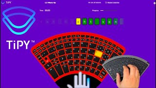 Discover the TiPY one handed Keyboard [upl. by Vokaay]