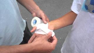 Thumb Taping  Thumb Tape Volleyball and Basketball and sports that require wrist mobility [upl. by Shapiro]