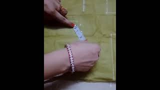 Blouse Cutting In A Easy Way Belt Wala Blouse shortvideo [upl. by Wurtz]