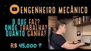 TUDO SOBRE ENGENHARIA MECÂNICA  O QUE FAZ UM ENGENHEIRO MECÂNICO ONDE O ENGENHEIRO PODE TRABALHAR [upl. by Frey]