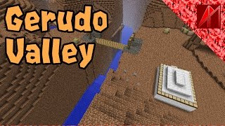 Minecraft  Gerudo Valley  LoZ Ocarina of Time [upl. by Eirehs518]