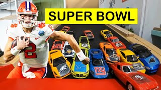 NFL SUPER BOWL RACING \ A SURPISE WINNER [upl. by Yahsal37]