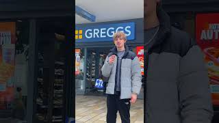 I Tested Every Item From GREGGS review greggs trending [upl. by Jude]