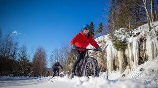 Fatbike Tremblant  Chalet des Voyageurs [upl. by Glogau]