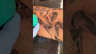 The Rise of the Greek God Tattoo poseidon tattoo fullsleevetattoo viralshort [upl. by Evatsug875]