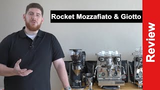 Review Rocket Mozzafiato amp Giotto Espresso Machines [upl. by Pages]